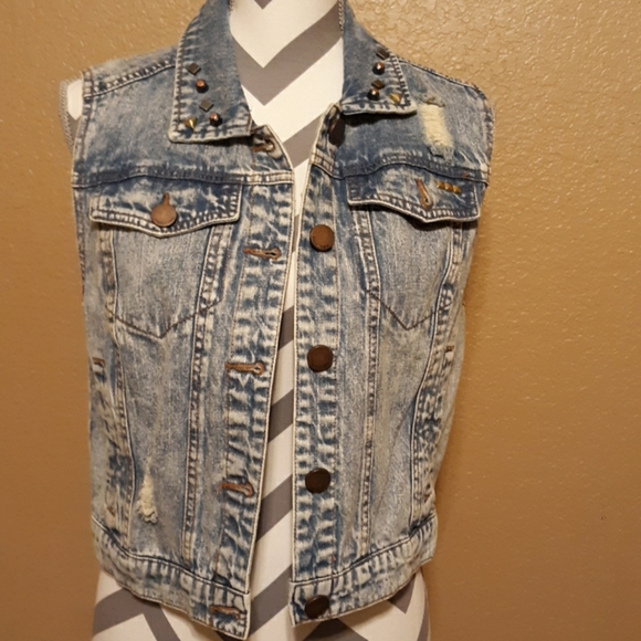 Tinseltown Jackets & Blazers - Tinseltown Denim couture (vest